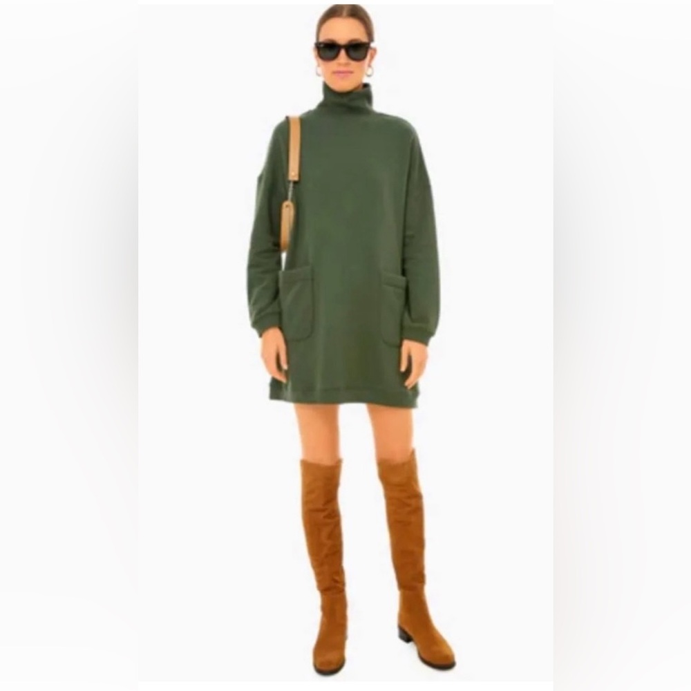 Pomander Place Tuckernuck Forest Green Porter Dress Size X-Small